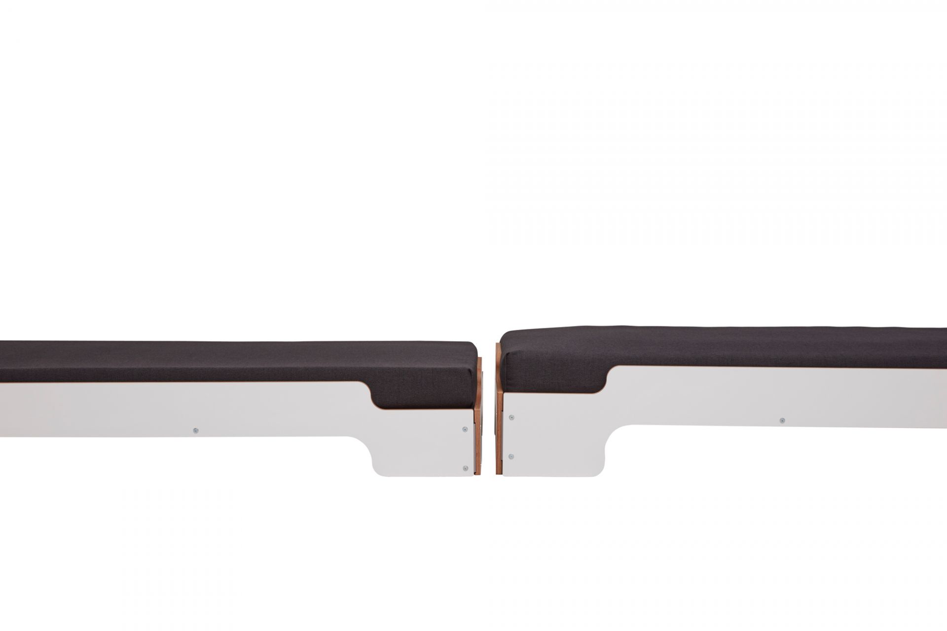 Stapelliege CPL Weiß Komfort Höhe Müller Möbelwerkstätten 200x90 cm