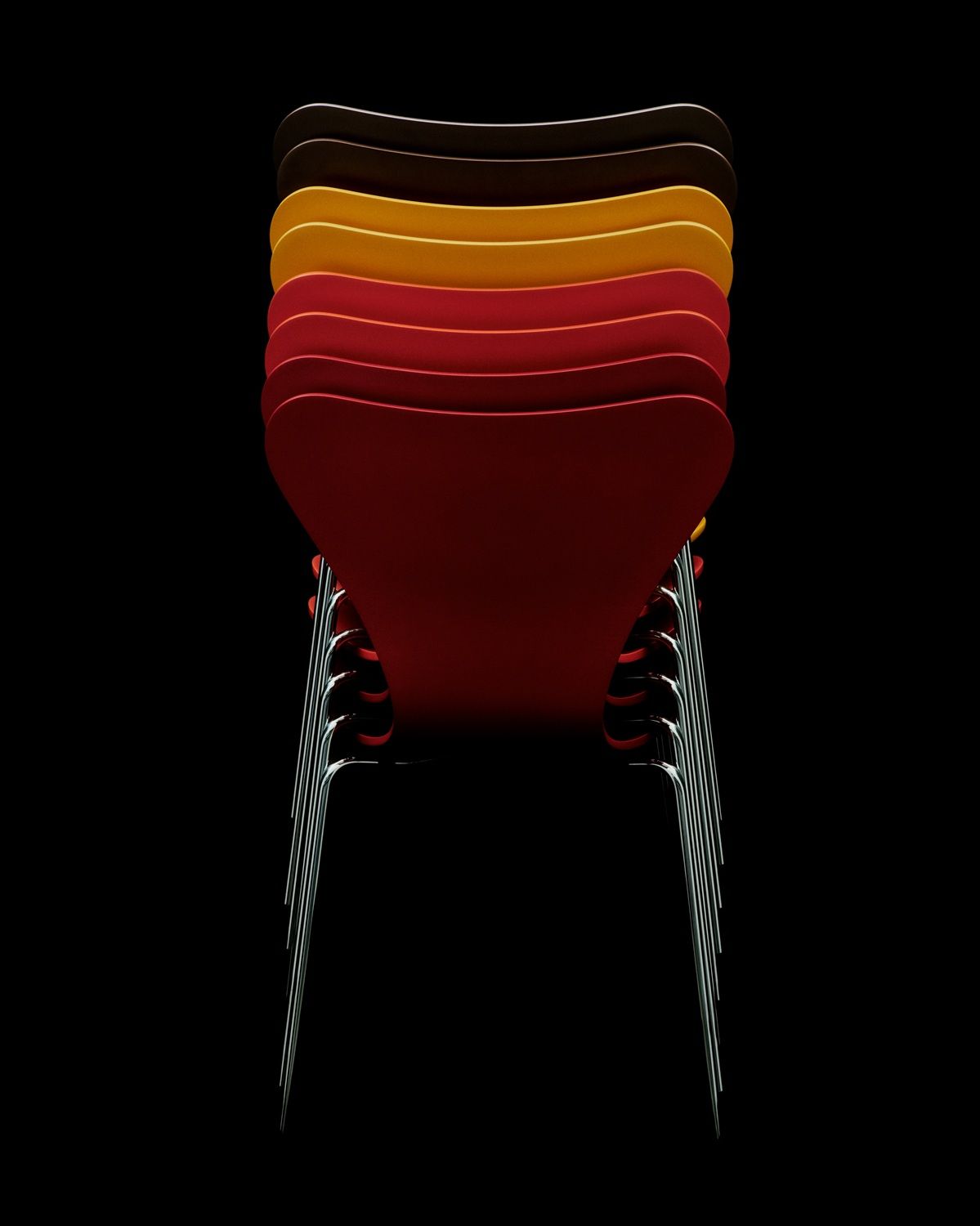 Series 7 3107 Stuhl Verner Panton 100 SONDEREDITION Fritz Hansen 