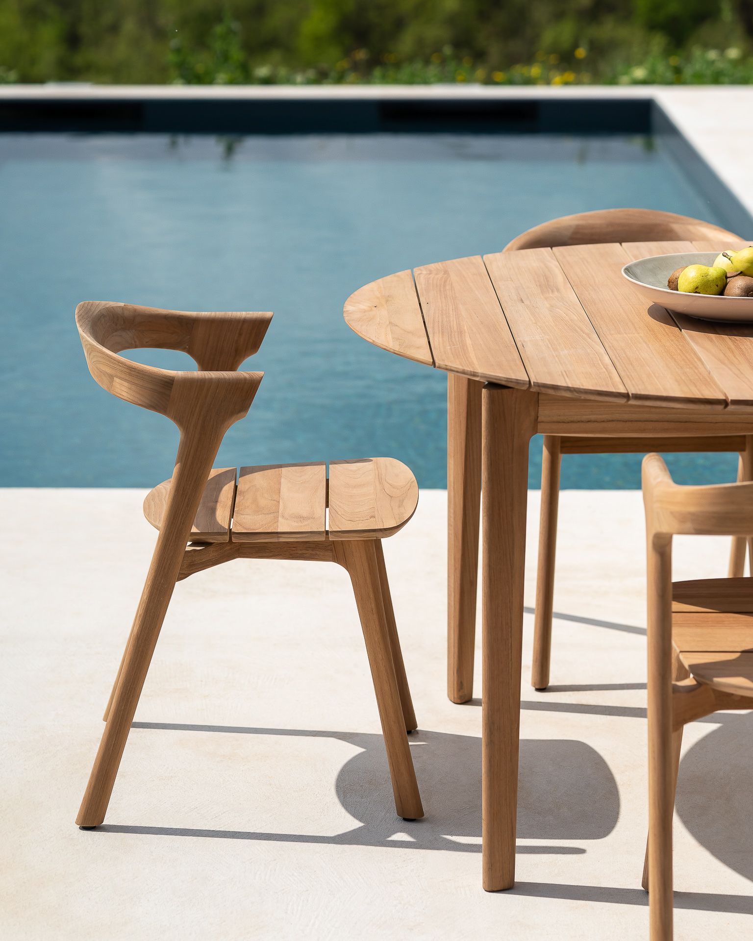 Bok Outdoor Tisch Rund - Teak Ethnicraft