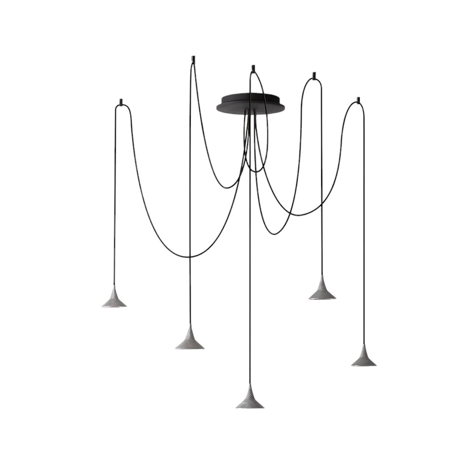 Unterlinden Chandelier Free Kronleuchter Aluminium 2700K Artemide