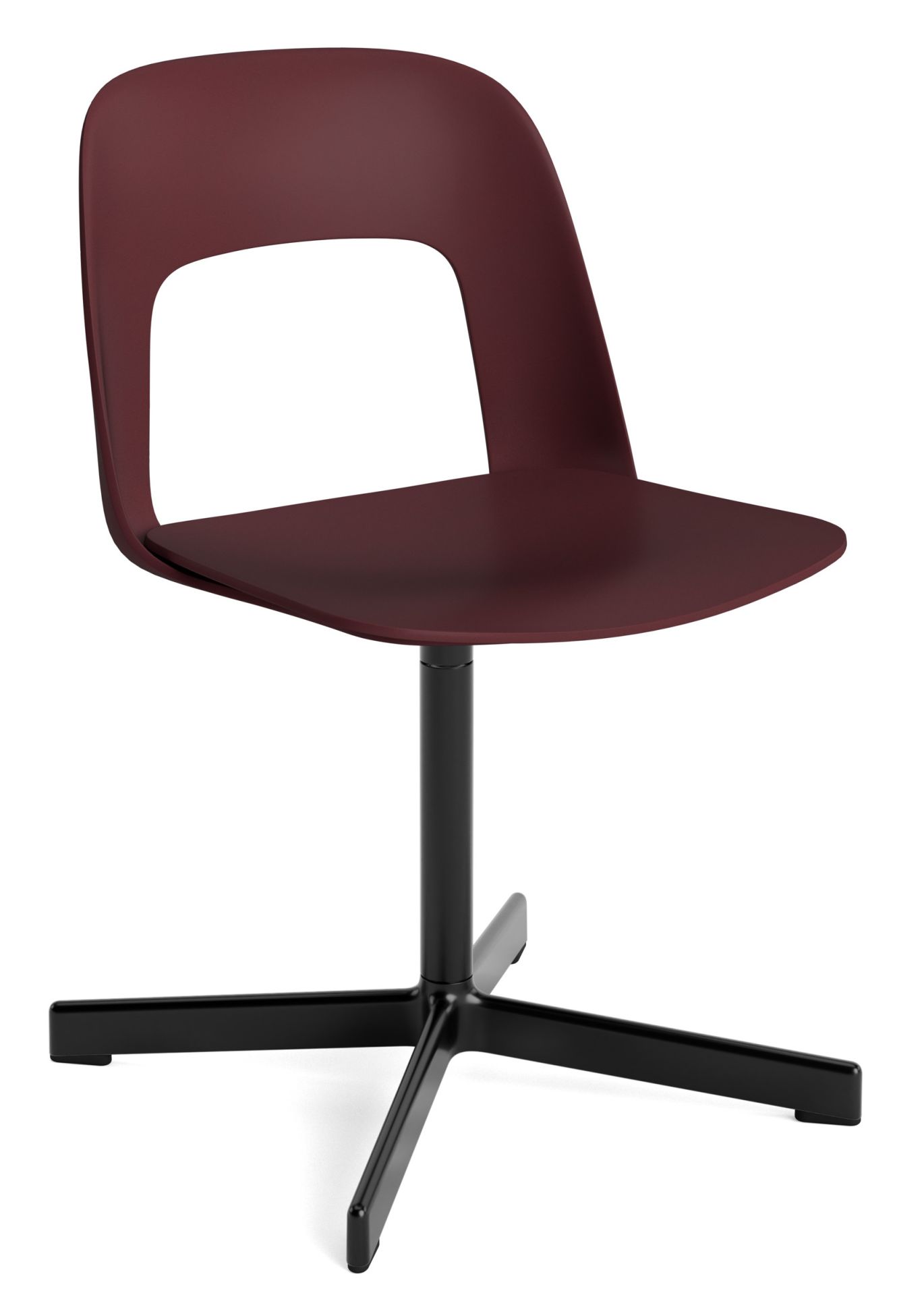 Layout Side Chair 131 4-Stern Drehfuß Stuhl Hay