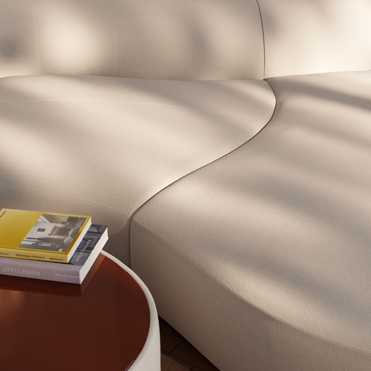 Siwa Sofa groß mit Liege Cor