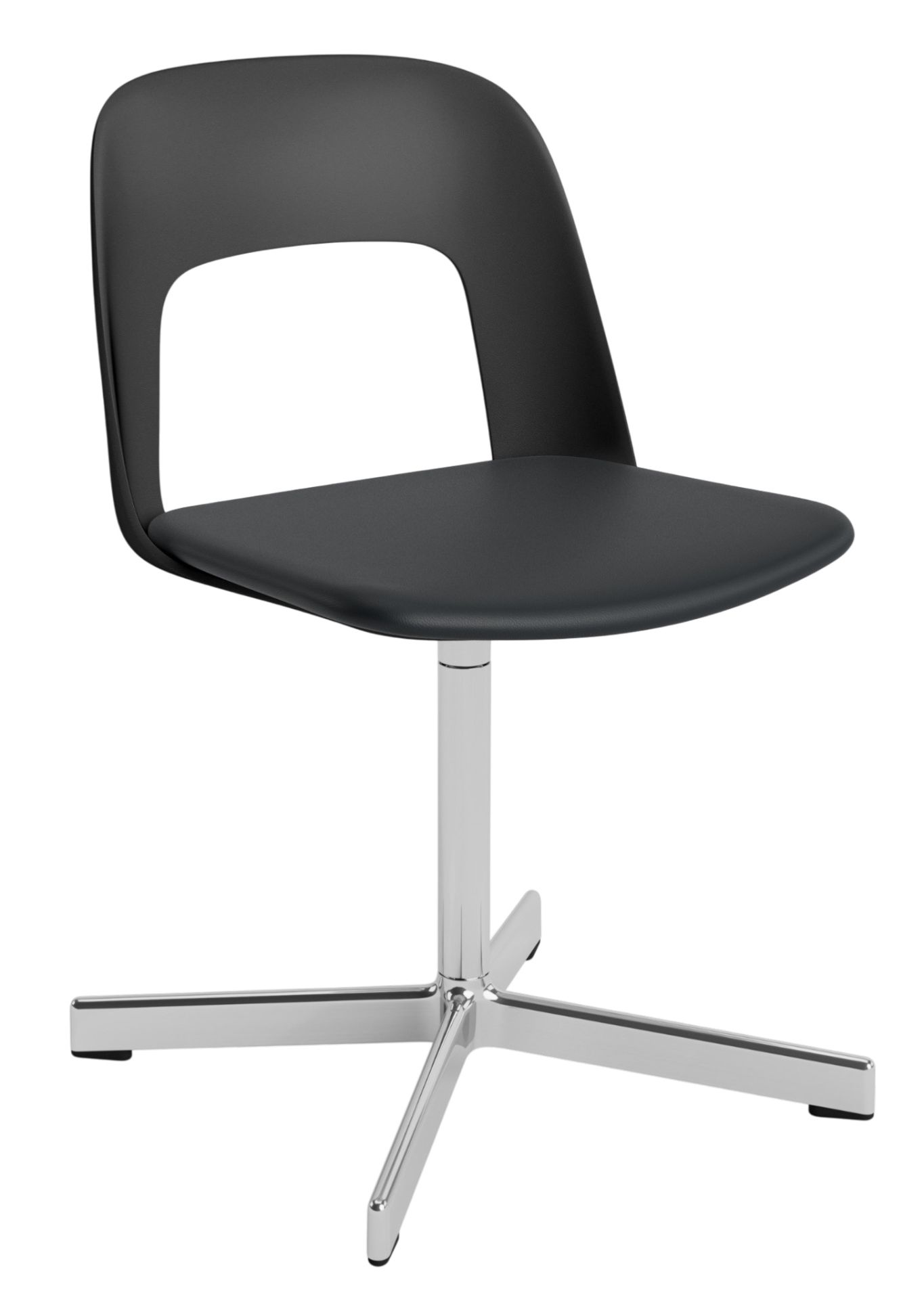 Layout Side Chair 133 4-Stern Drehfuß Stuhl Hay