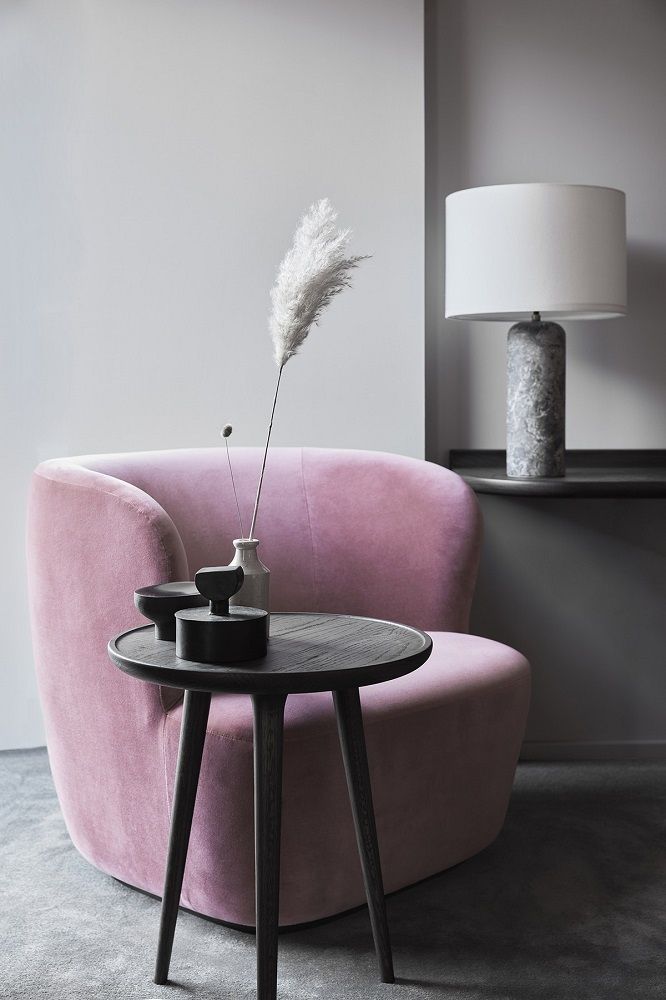 Accent Side Table Beistelltisch Eiche groß Mater Eiche schwarz gebeizt