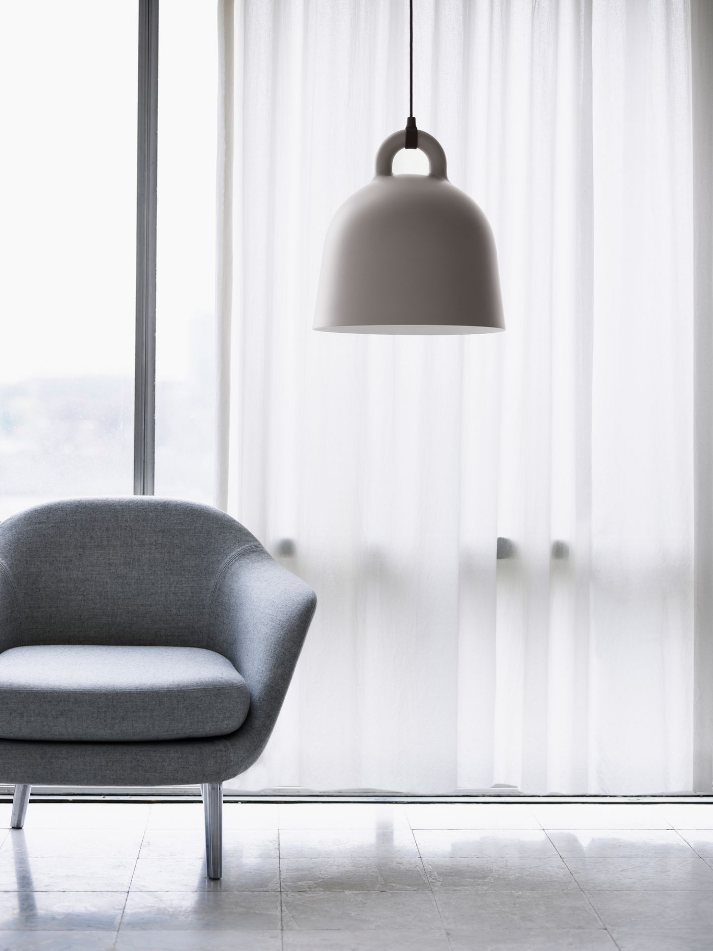 Bell Lamp Hängeleuchte Ø 55 cm Normann Copenhagen EINZELSTÜCK Grau