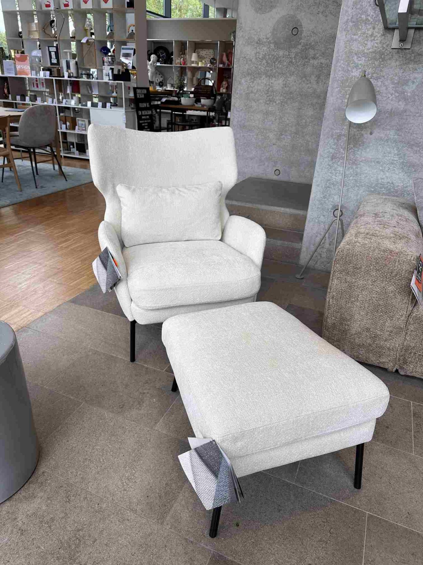 Seatrelax Sessel & Ottoman Hausmodell ed design