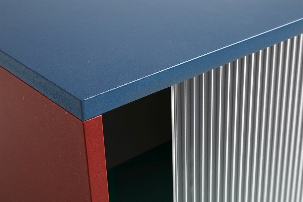 Colour Cabinet L Sideboard Hay Glass Doors Multi Floor