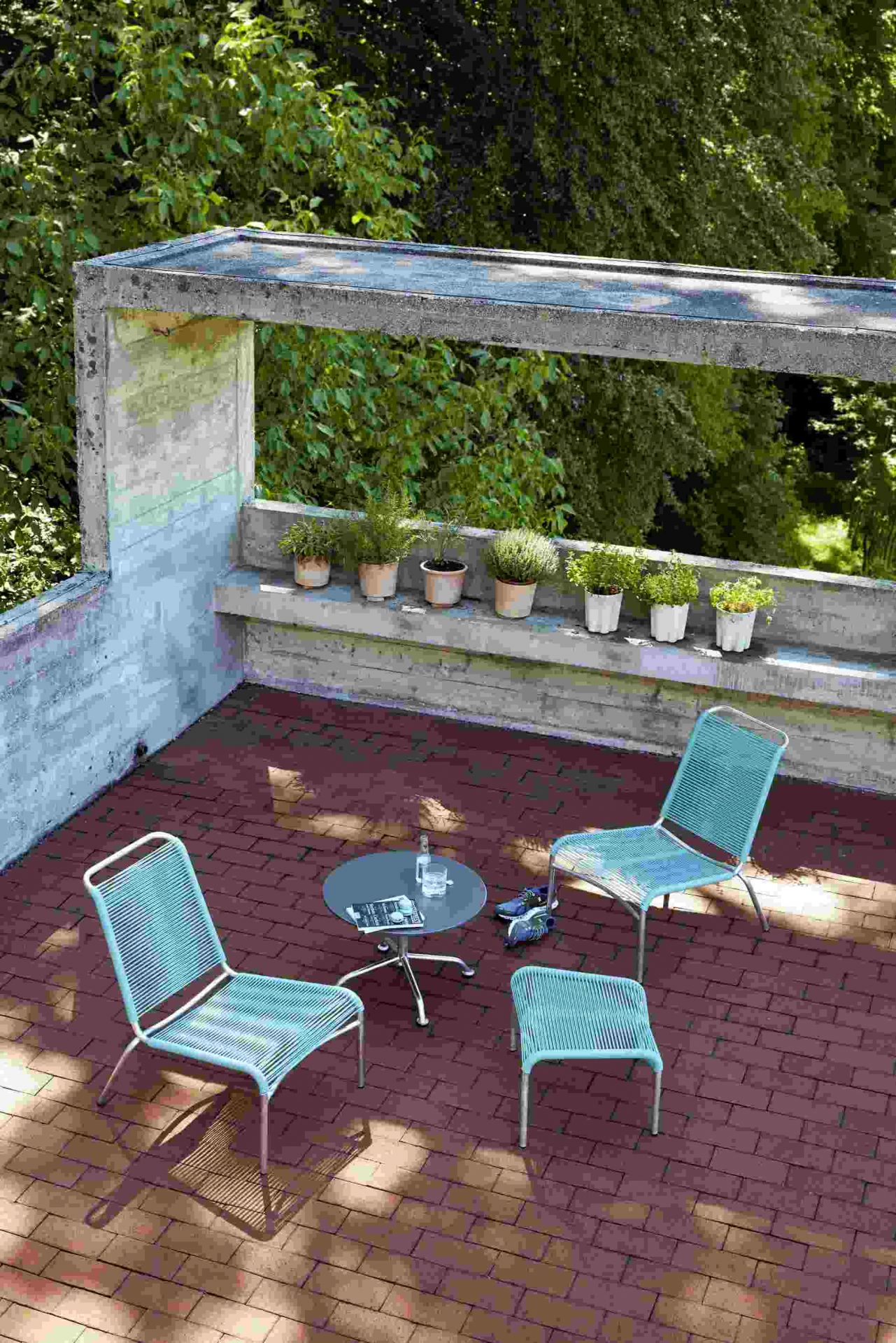 Altorfer Lounge Hocker Outdoor Embru 