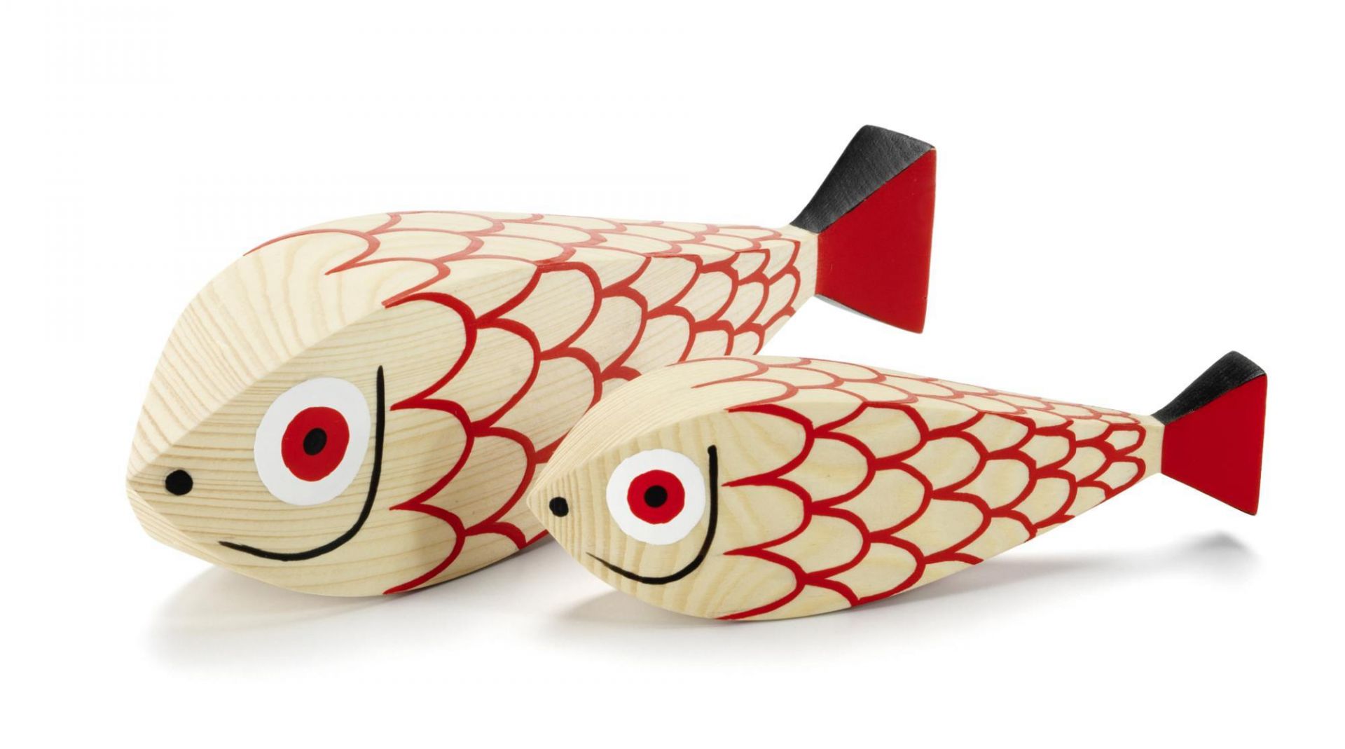 Wooden Dolls Mother Fish & Child 2er set Vitra