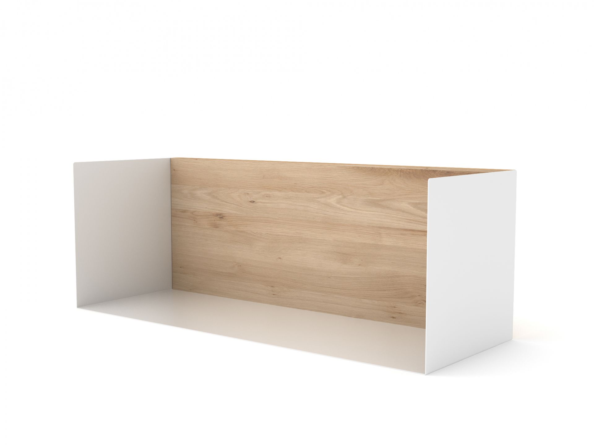 U Shelf Regal M Eiche weiß Ethnicraft