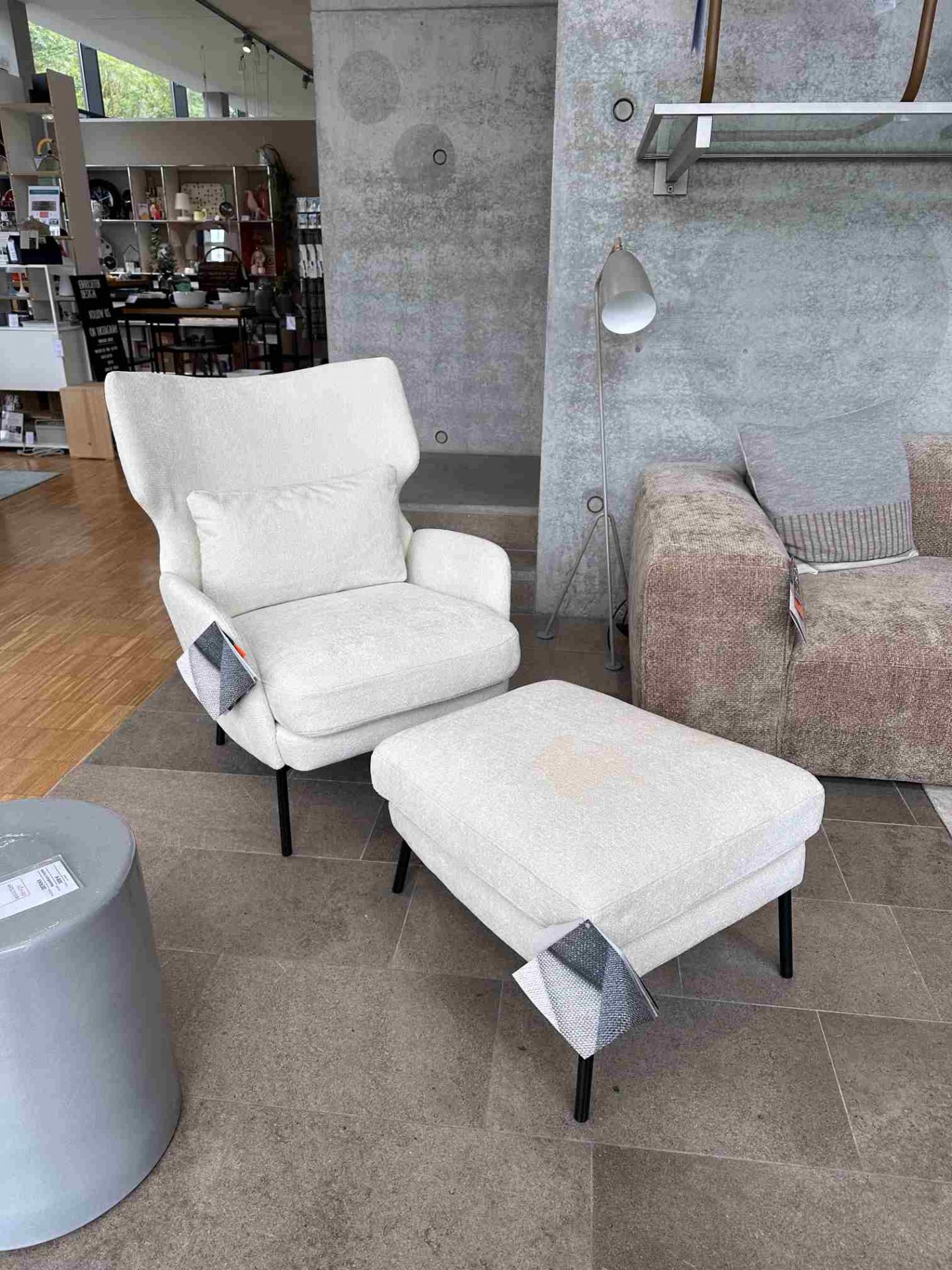 Seatrelax Sessel & Ottoman Hausmodell ed design