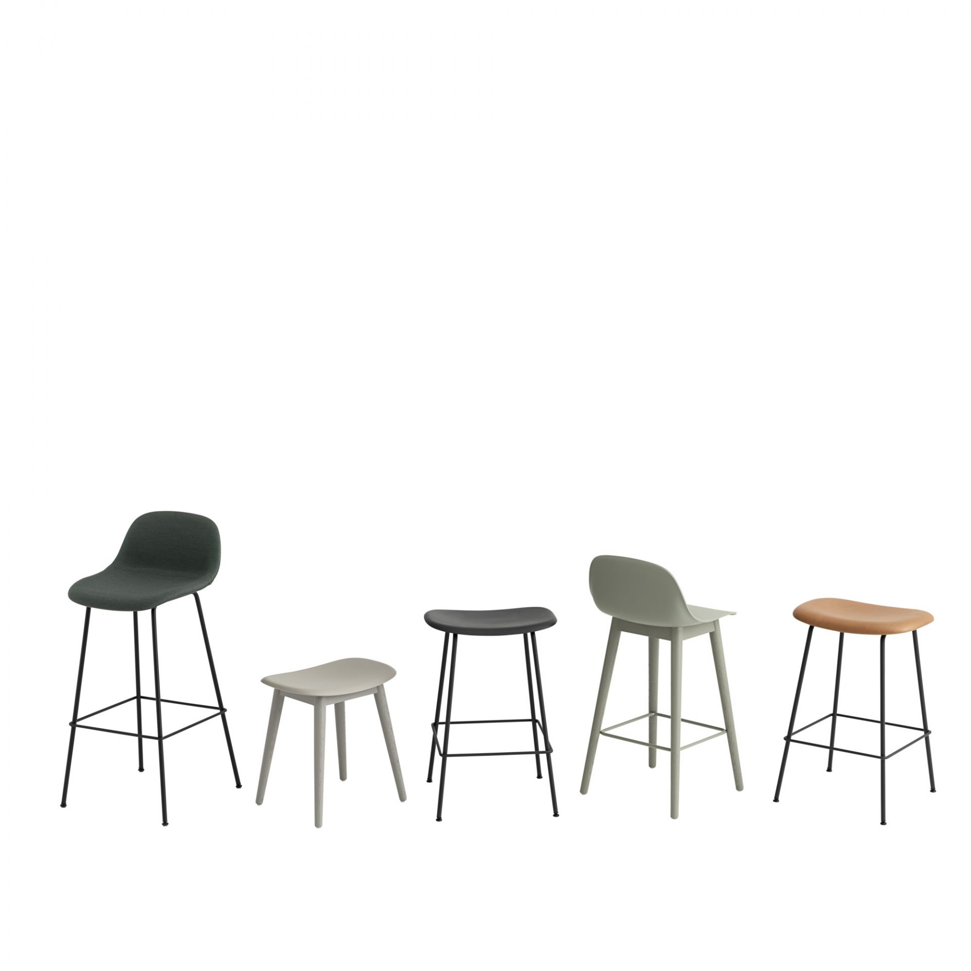 Fiber Bar Stool Barhocker 65 cm Muuto
