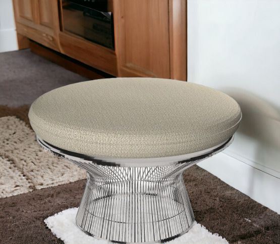 Platner Easy Ottoman Knoll International