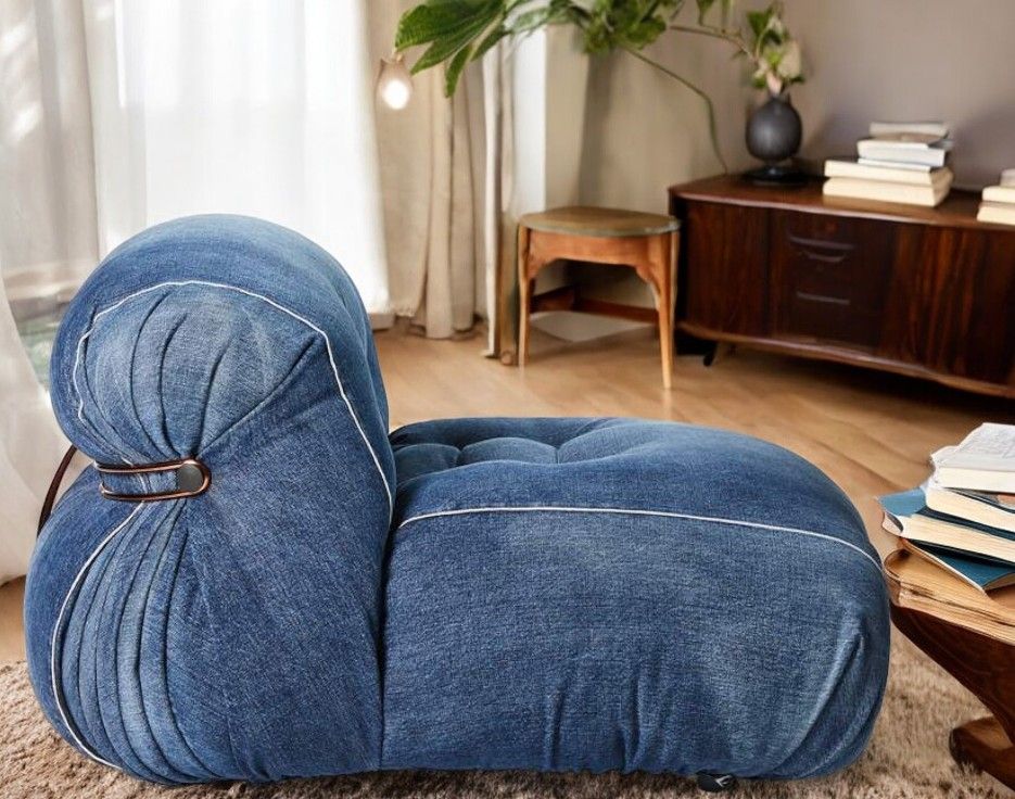 Soriana Denim-Sessel Cassina