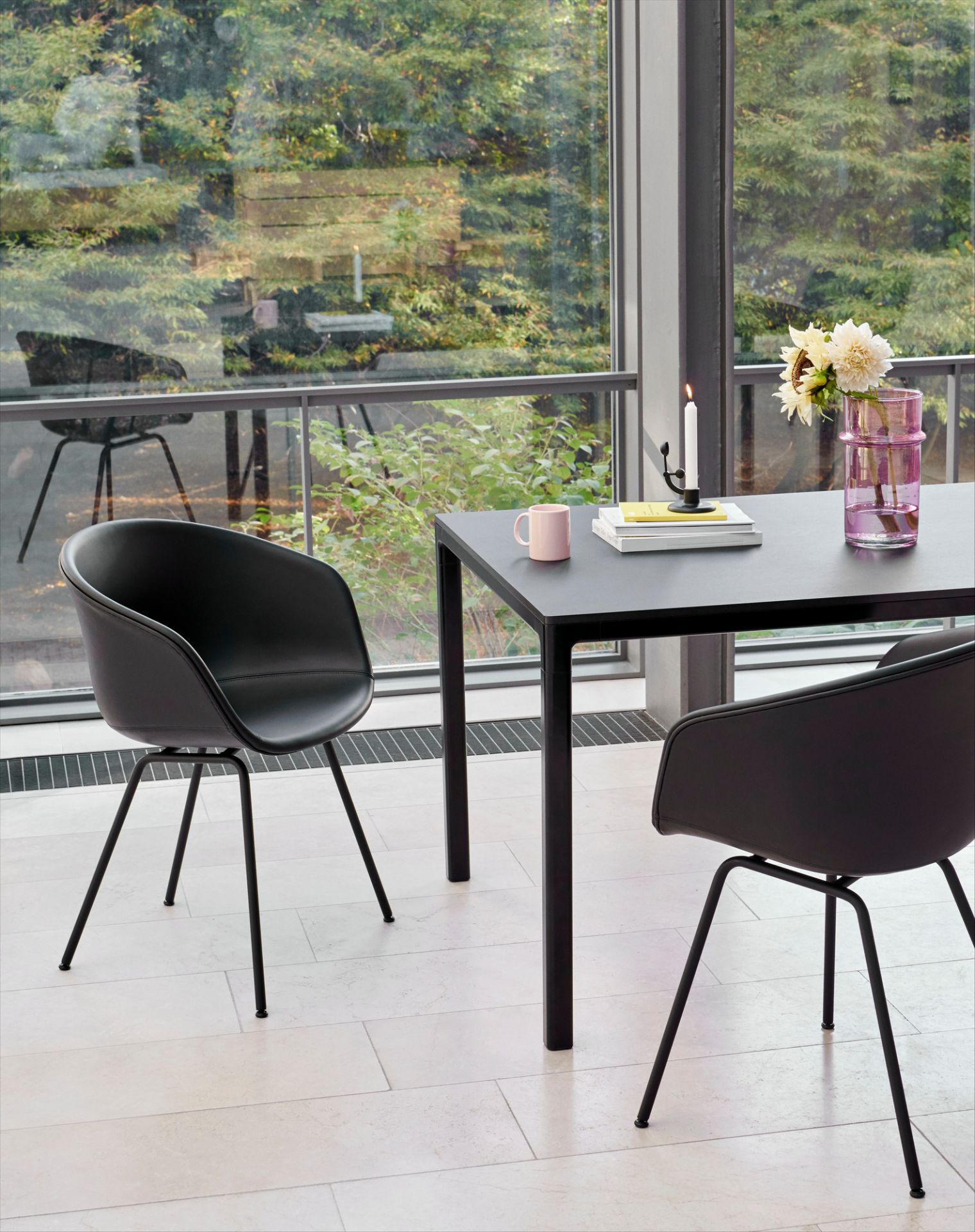 About A Chair AAC27 / AAC 27 Stuhl mit Vollpolster Hay