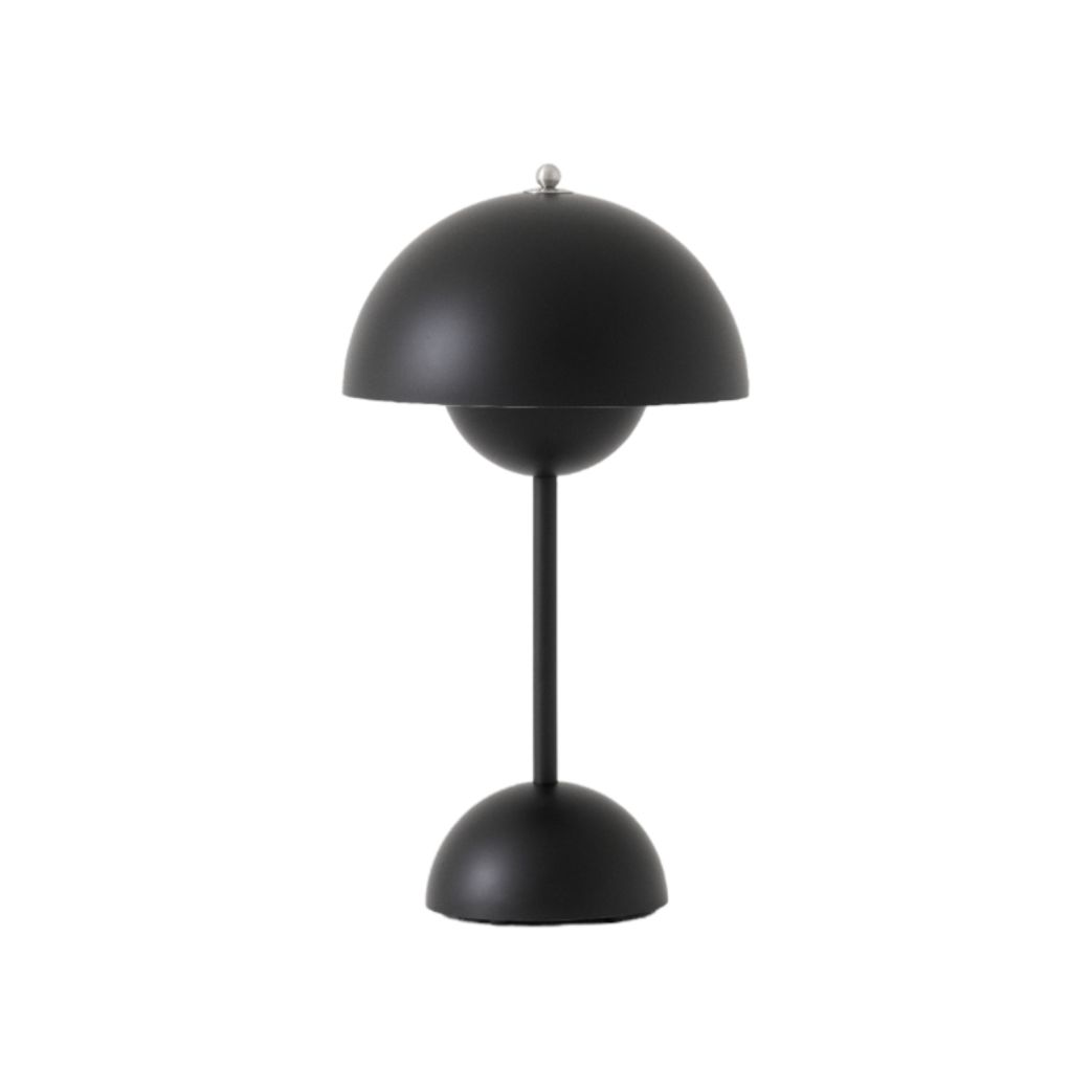 Flowerpot VP9 Portable Akkuleuchte / Tischleuchte mit USB AndTradition Schwarz matt