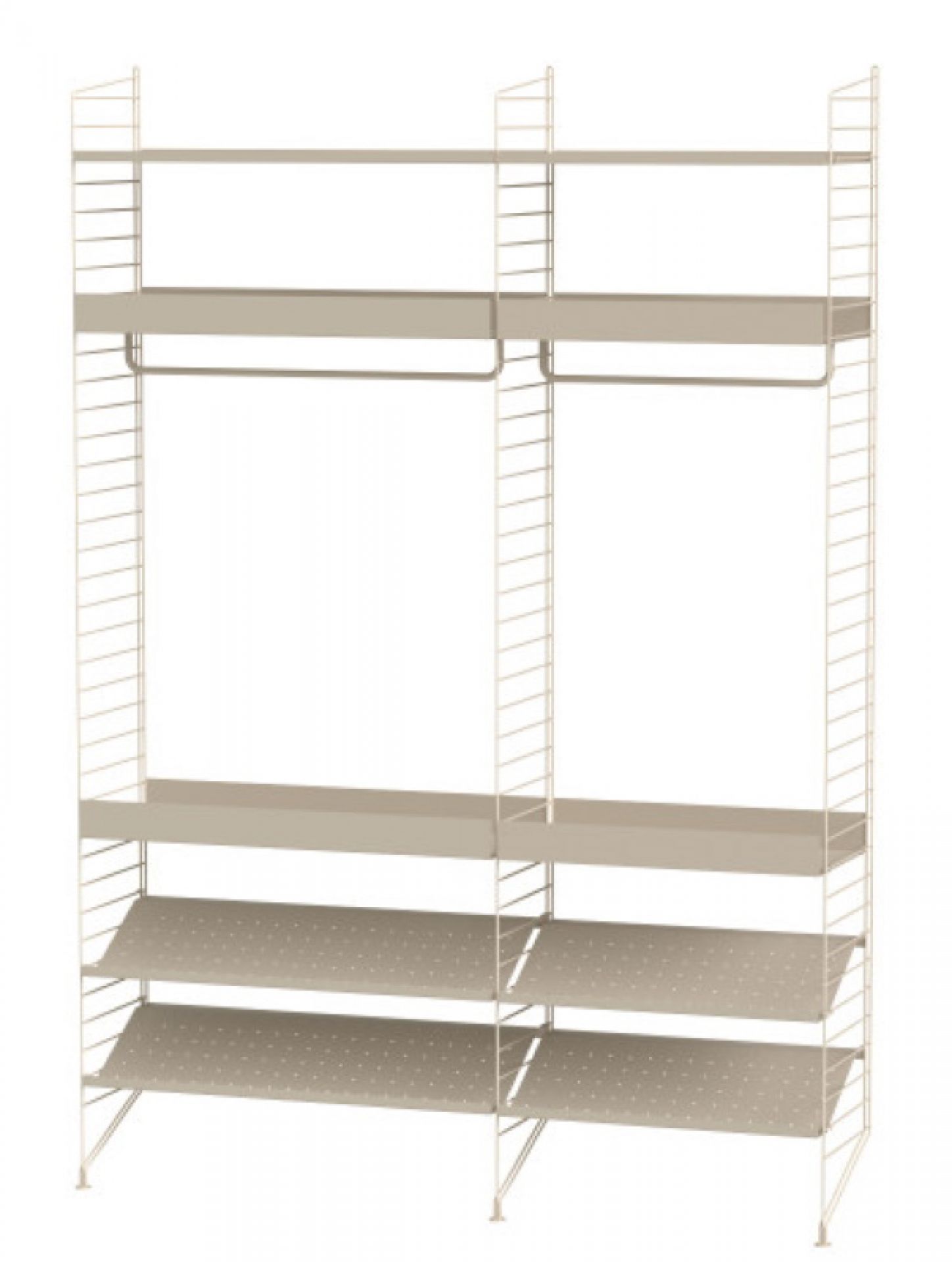 String Schlafzimmer Boden Regalsystem C String Furniture Beige - Beige