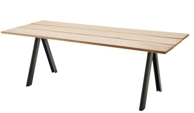 Overlap Table Tisch Outdoor Skagerak by Fritz Hansen Hunter green
