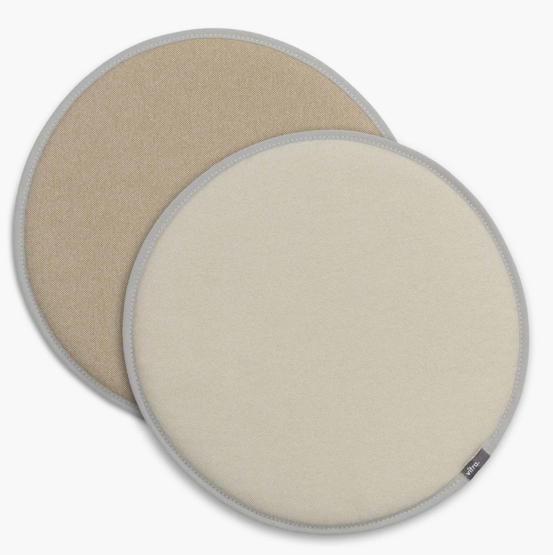 Seat Dot Sitzkissen Vitra-gelb-pastellgrün / pergament-cremeweiss EINZELSTÜCK