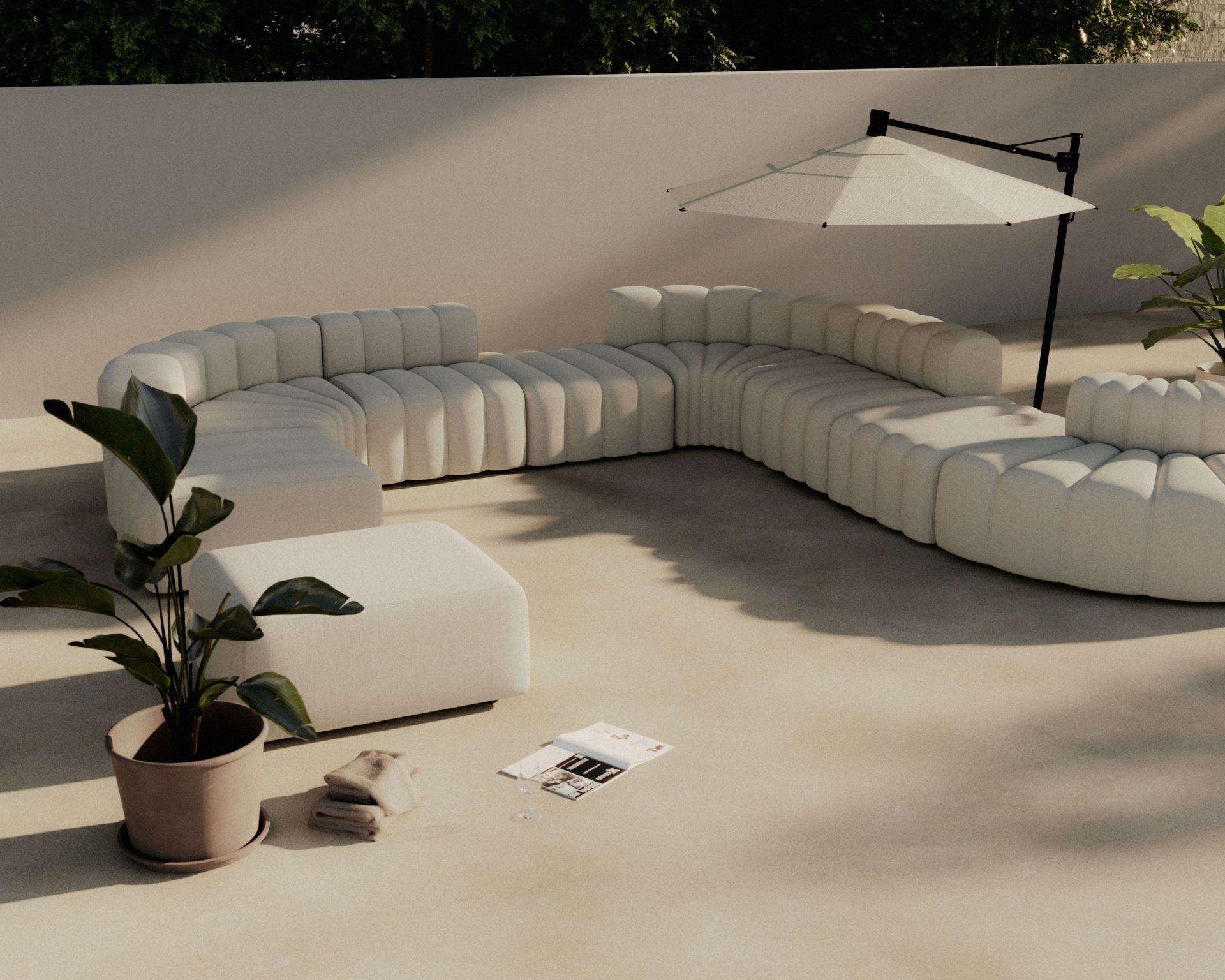 Studio Outdoor Ottomane Norr11