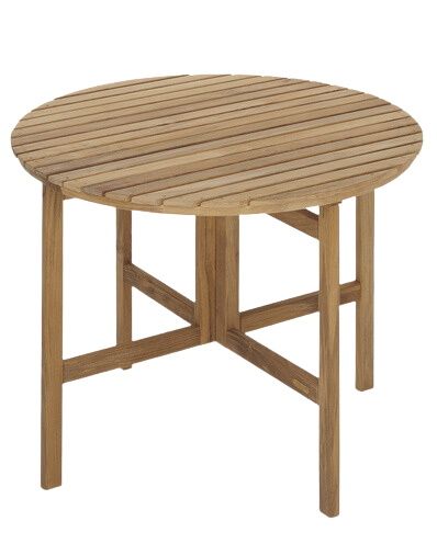 Selandia Table Ø 94 Beistelltisch Klappbar Outdoor Skagerak by Fritz Hansen