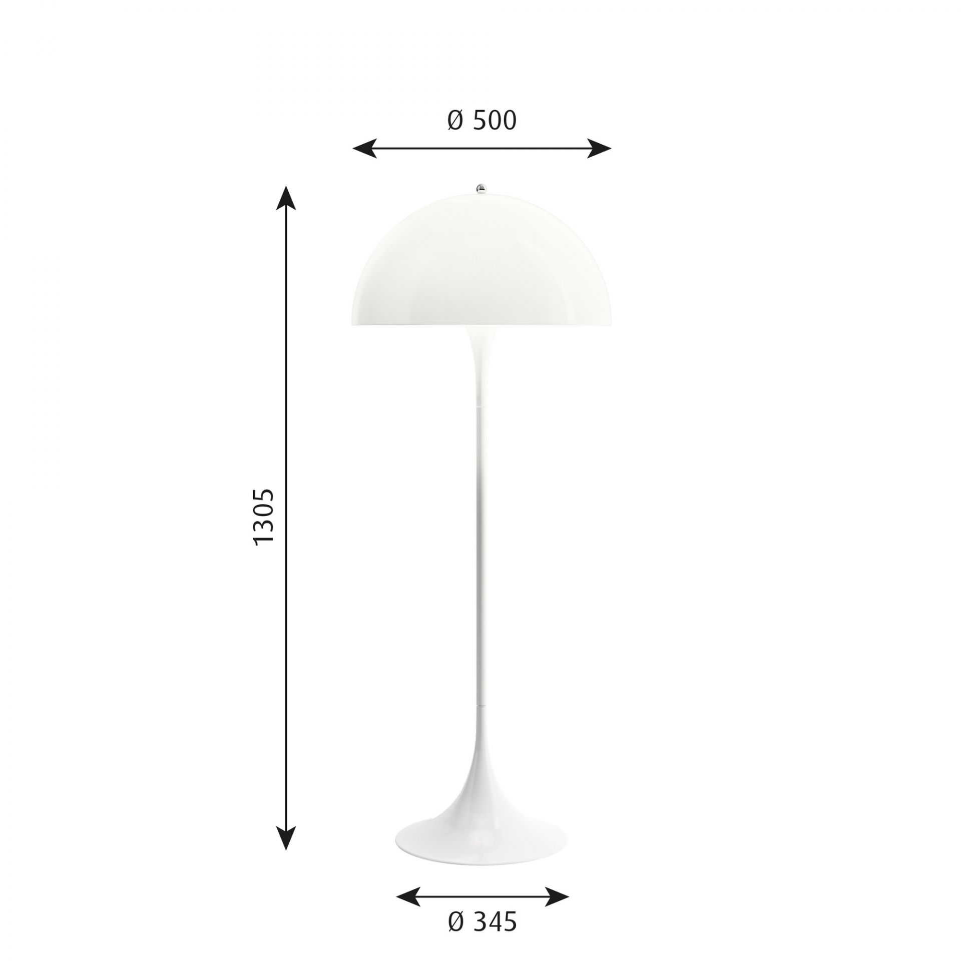 Panthella Floor Stehleuchte Louis Poulsen