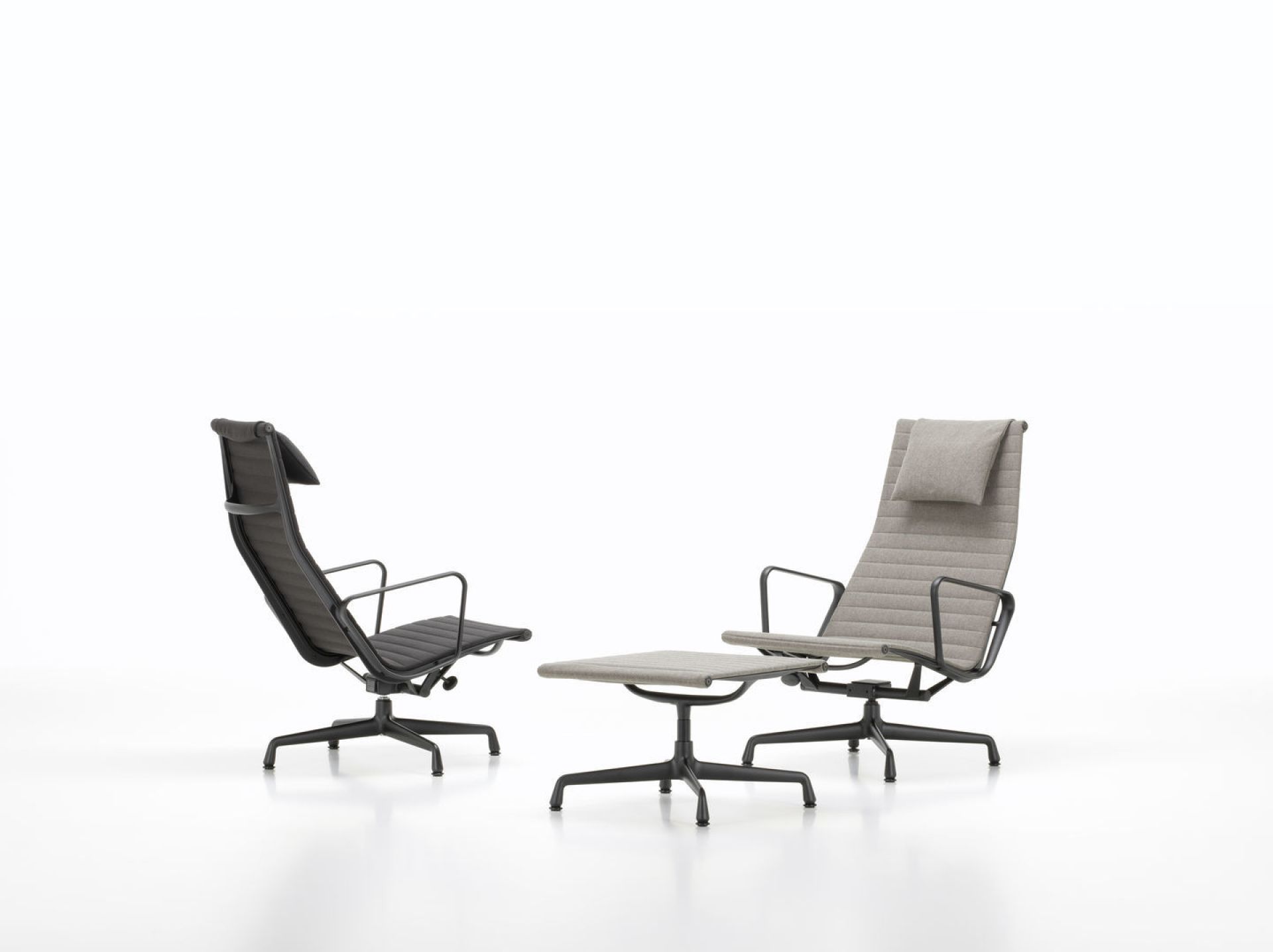 Aluminium Chair EA124 / EA 124 Sessel Vitra