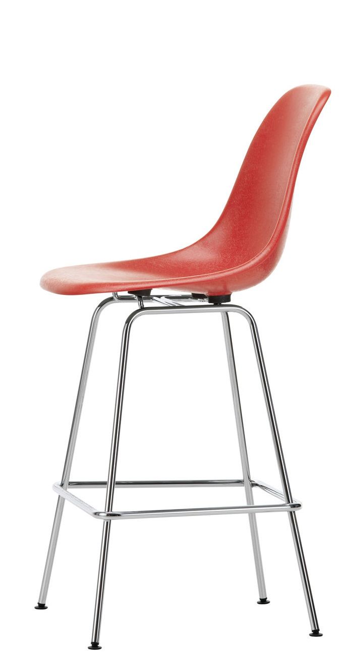 Eames Fiberglass Bar Stool Medium Barhocker Vitra