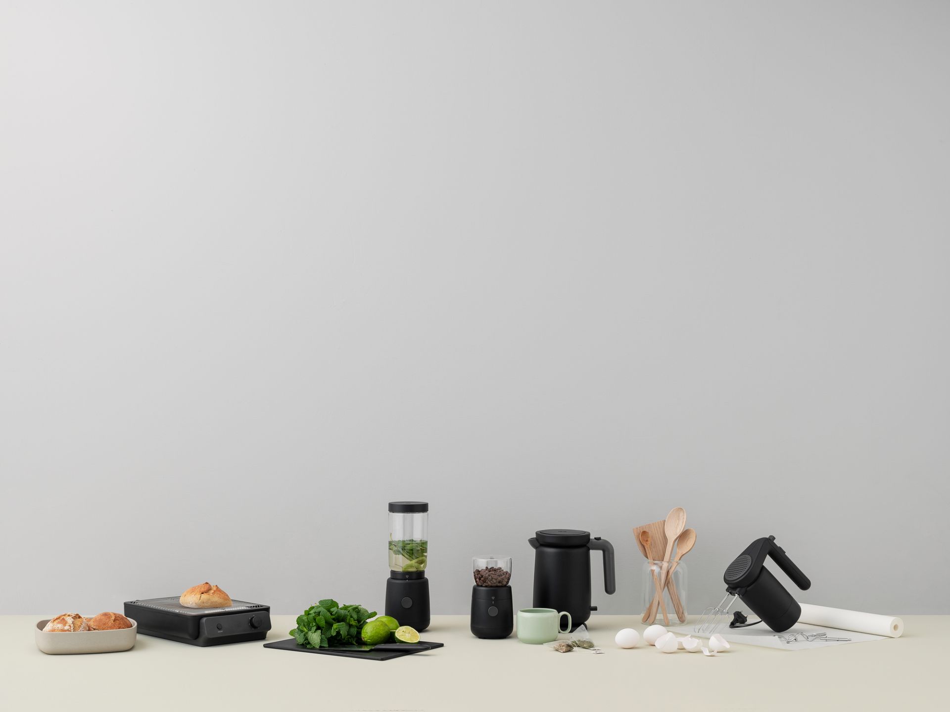 Foodie Hand Mixer Handrührgerät Schwarz RIG TIG by Stelton EINZELSTÜCK