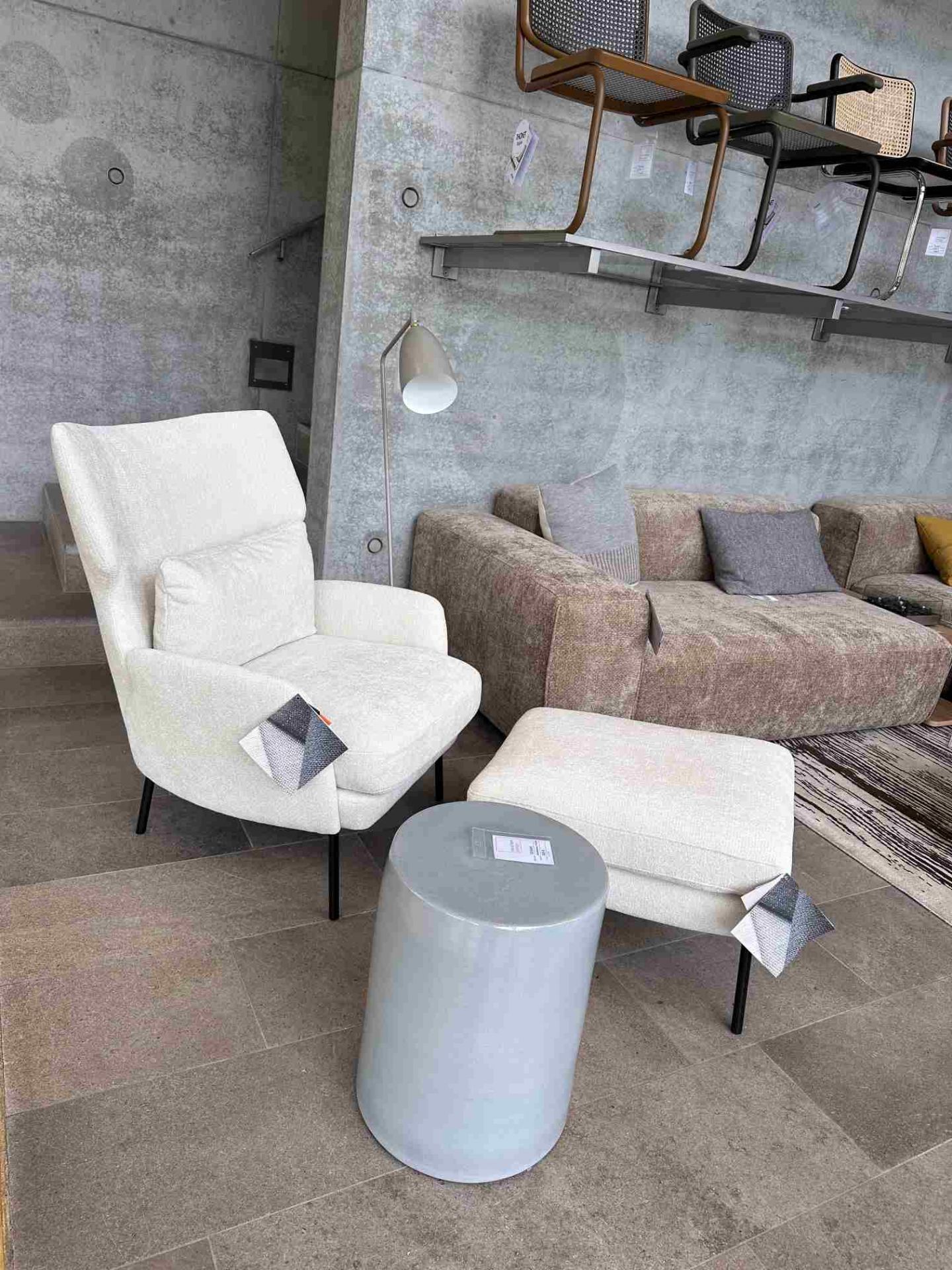 Seatrelax Sessel & Ottoman Hausmodell ed design
