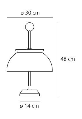 Alfa Tischleuchte Artemide