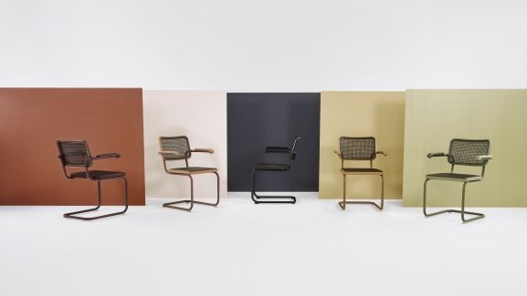 S 64 V Stahlrohr Klassiker Freischwinger Thonet