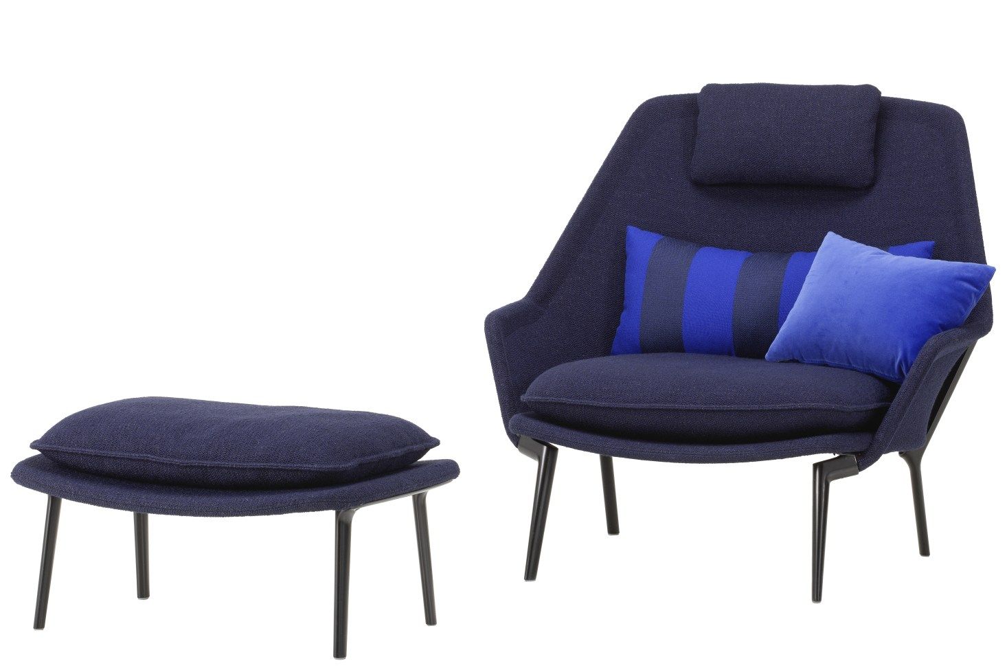 Slow Chair & Ottoman Sessel Stoff Vitra 