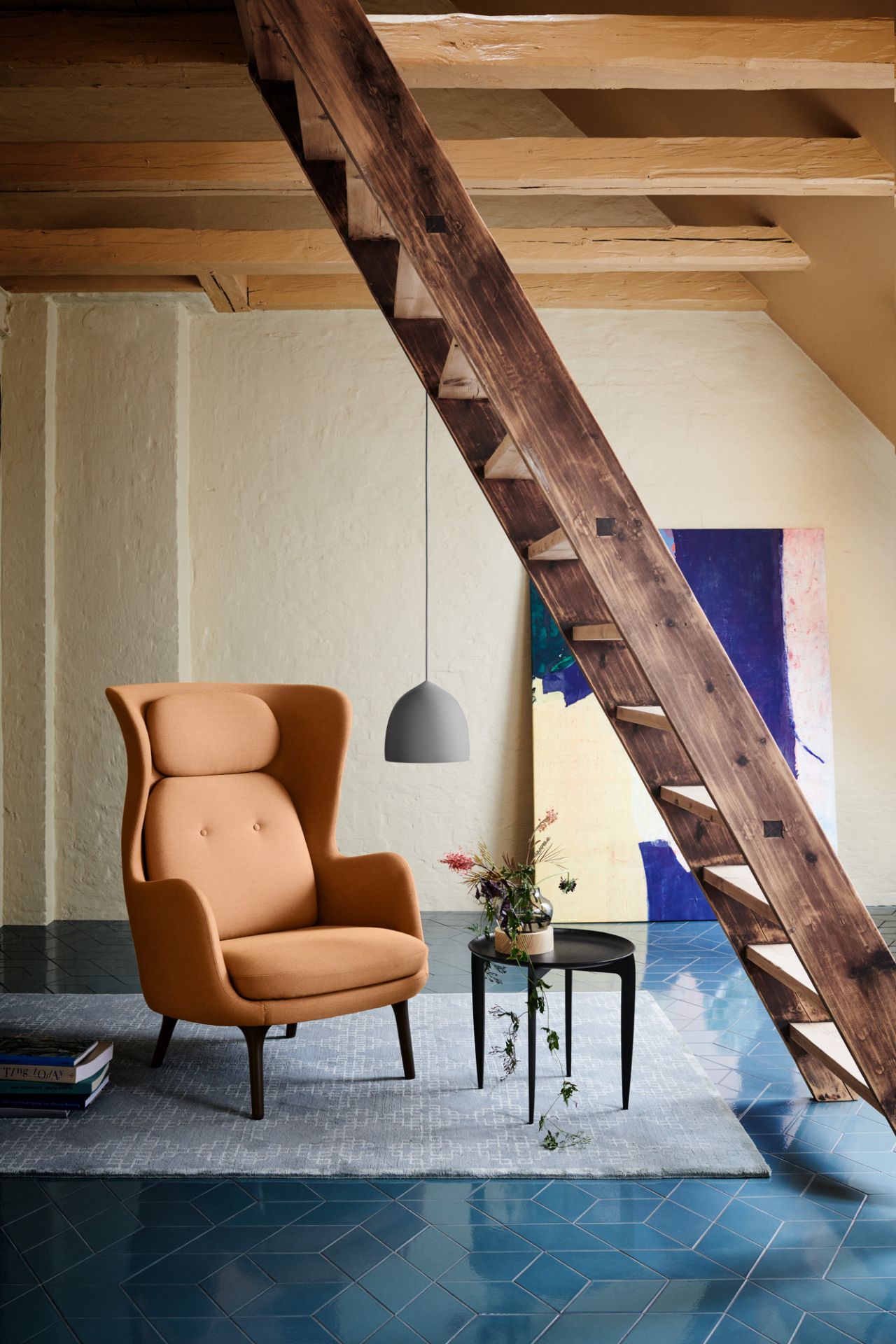 Suspence P2 Pendelleuchte Fritz Hansen Hellgrau