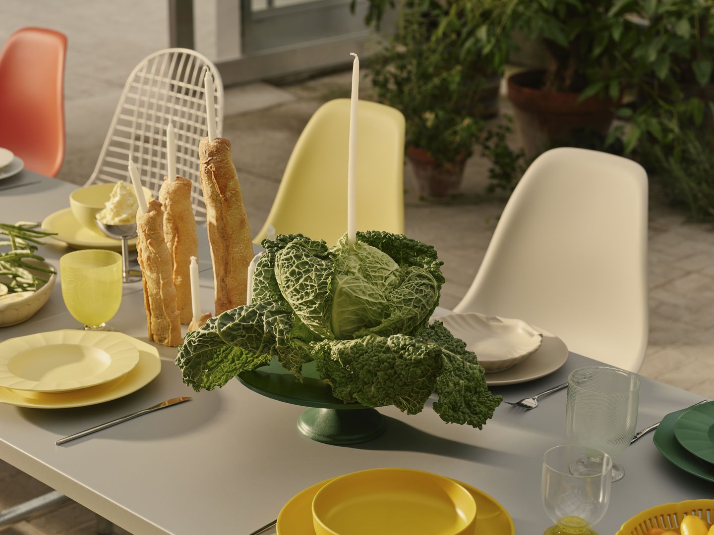 Eames Plastic Side Chair DSR Stuhl Vitra