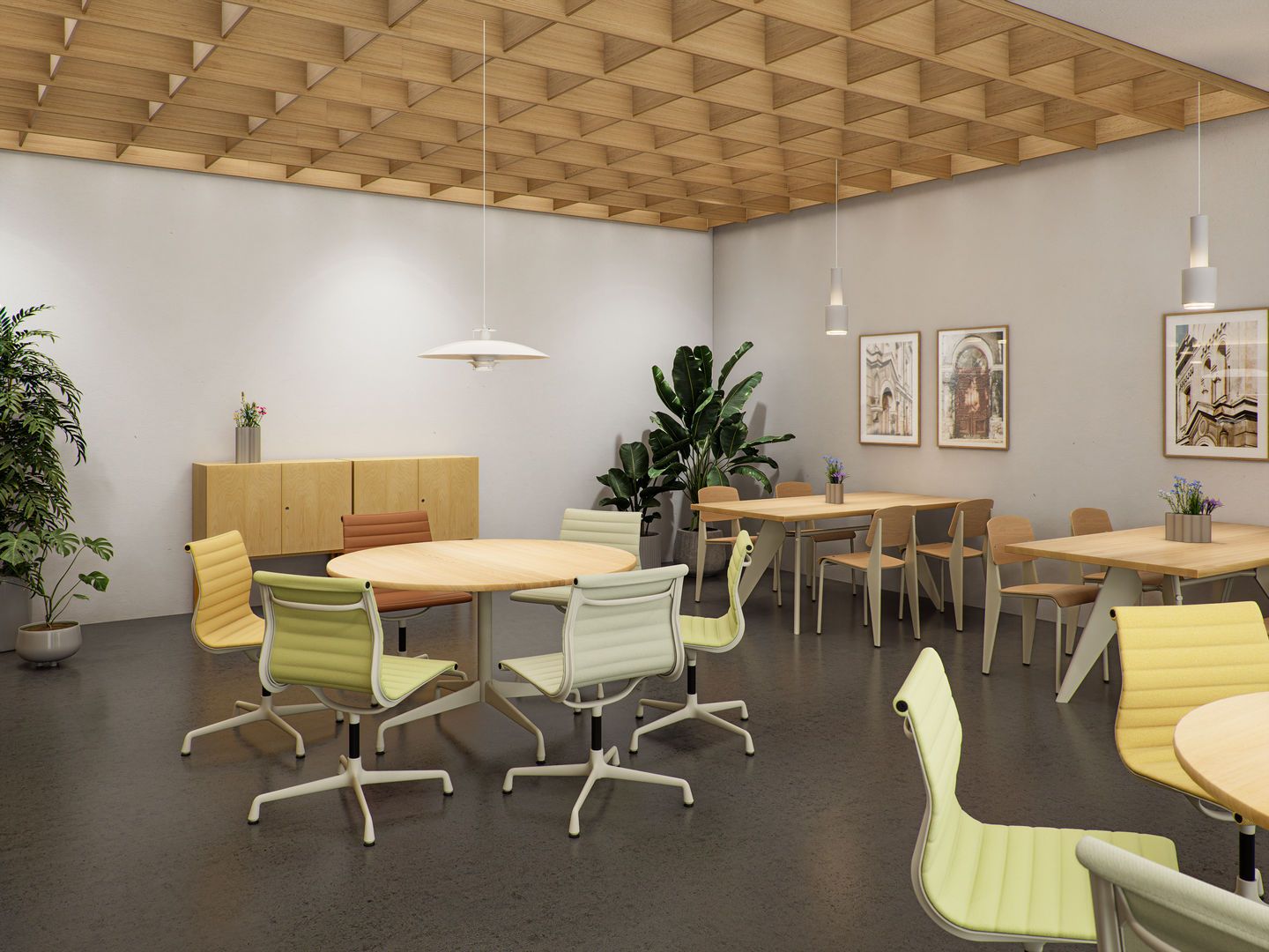 Aluminium Chair EA 104 / EA104 Stuhl Vitra