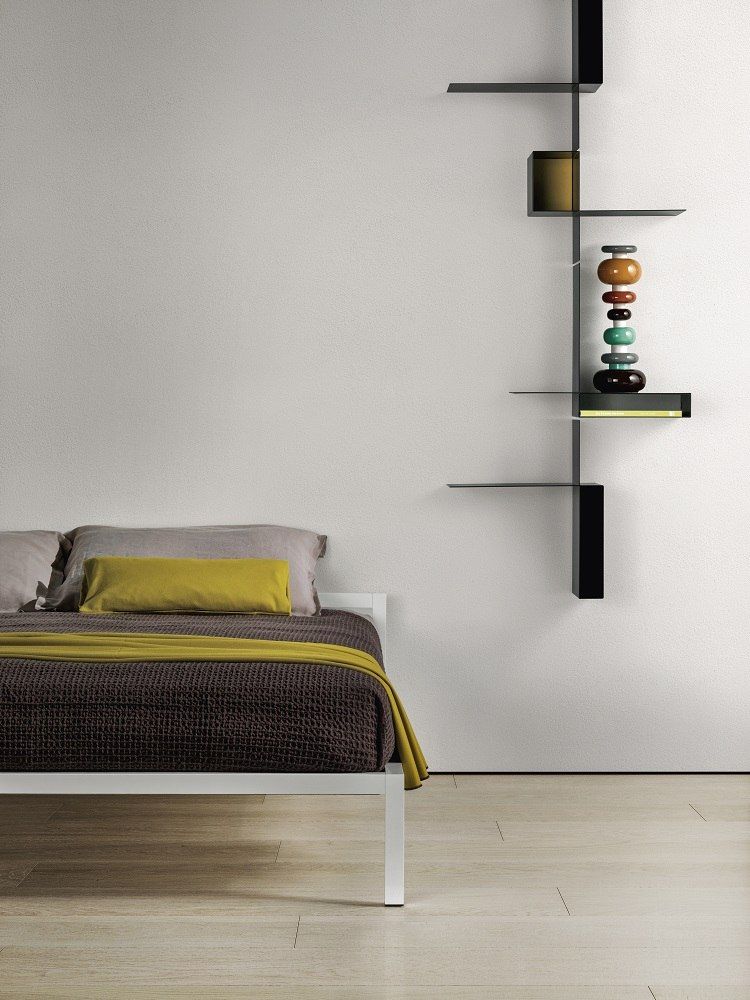 Aluminium Bed Bett lackiert MDF Italia