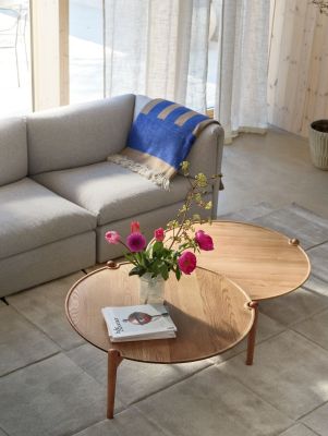 Aria Table Couchtisch EICHE NATUR / LOW Ø 90 x H 30 cm Design House Stockholm EINZELSTÜCK