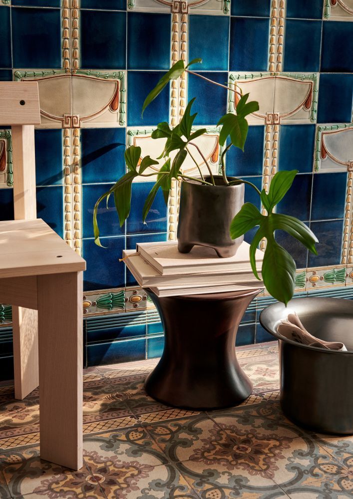 Spin Stool Hocker Braun Ferm Living