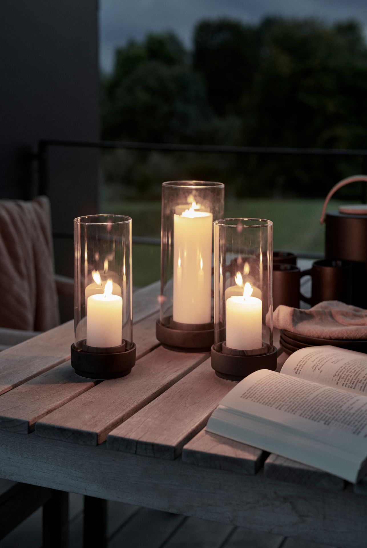 Hurricane Small Windlicht Stelton