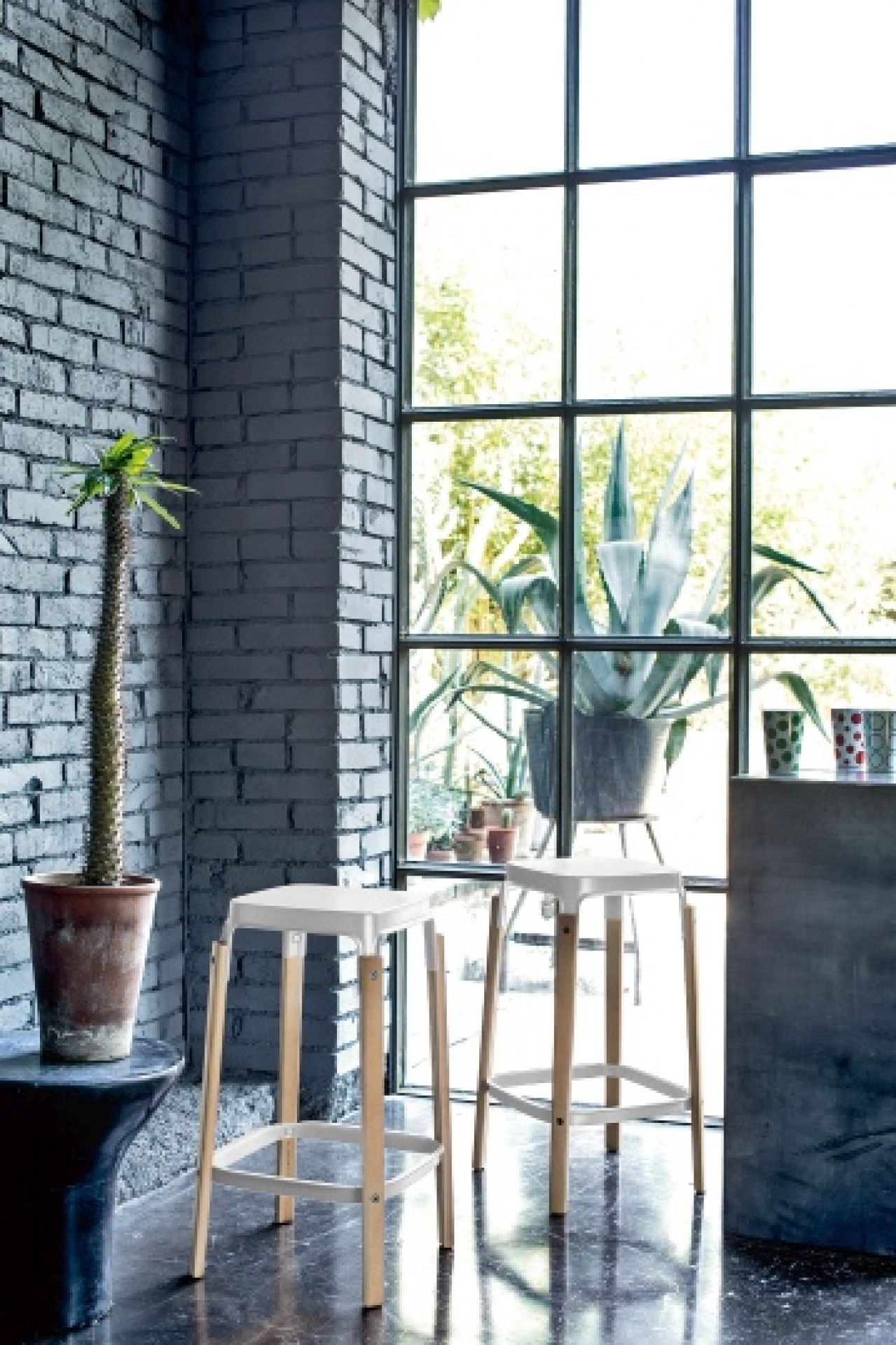 Steelwood Stool Barhocker H 78 cm Magis