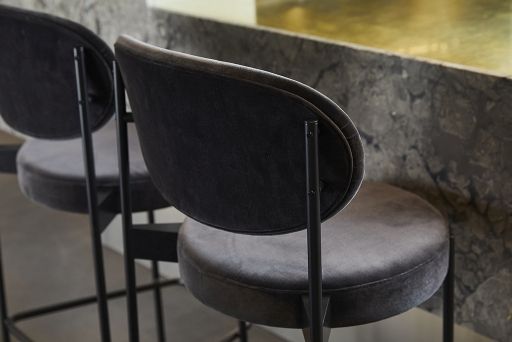 Series 430 Bar Stool Barhocker 75 cm SCHWARZ / REMIX 123 Verpan EINZELSTÜCK