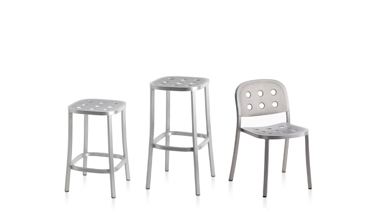 1 Inch All Aluminium Counter Stool Emeco