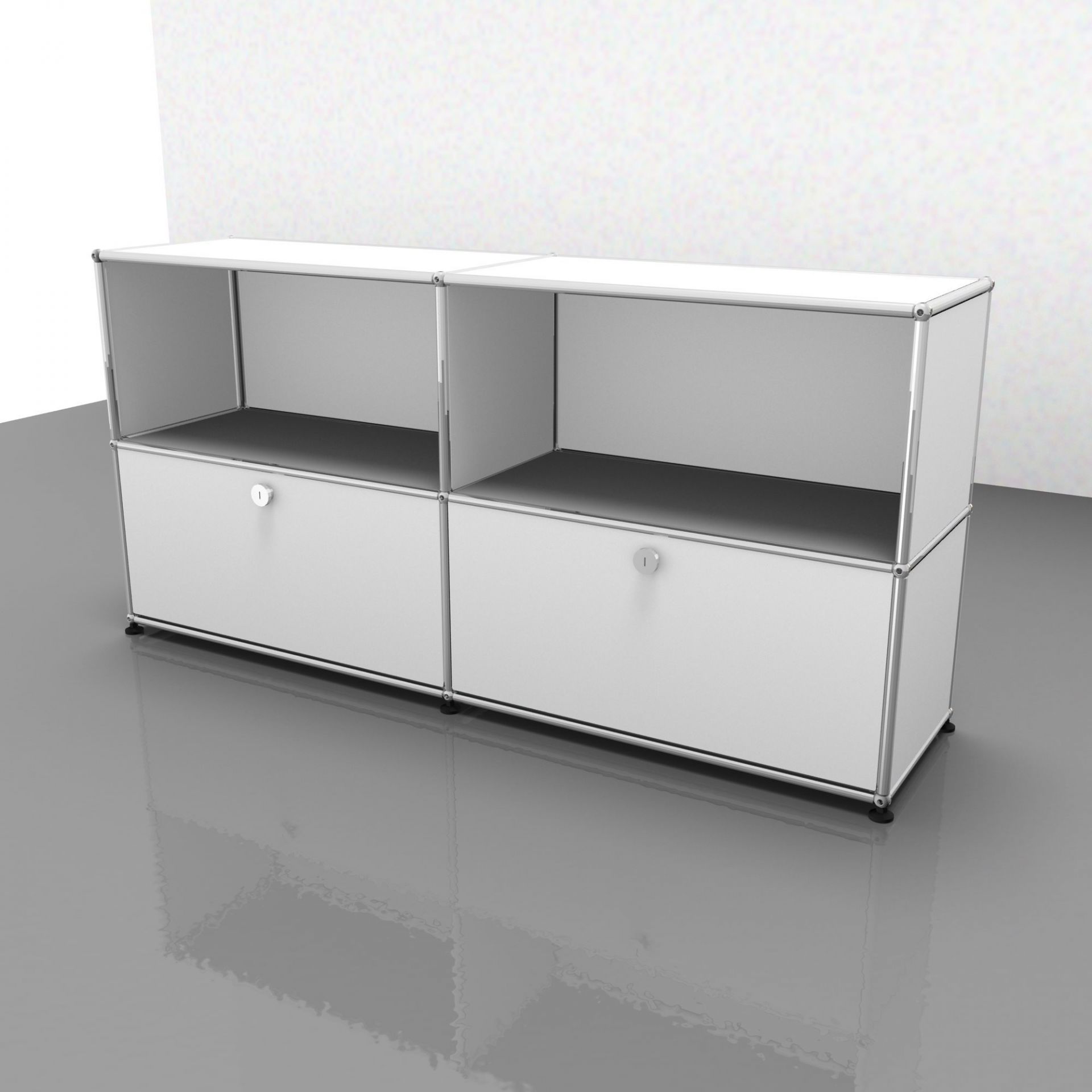 USM Haller Sideboard mit 2 Klappen – QUICK SHIP-beige
