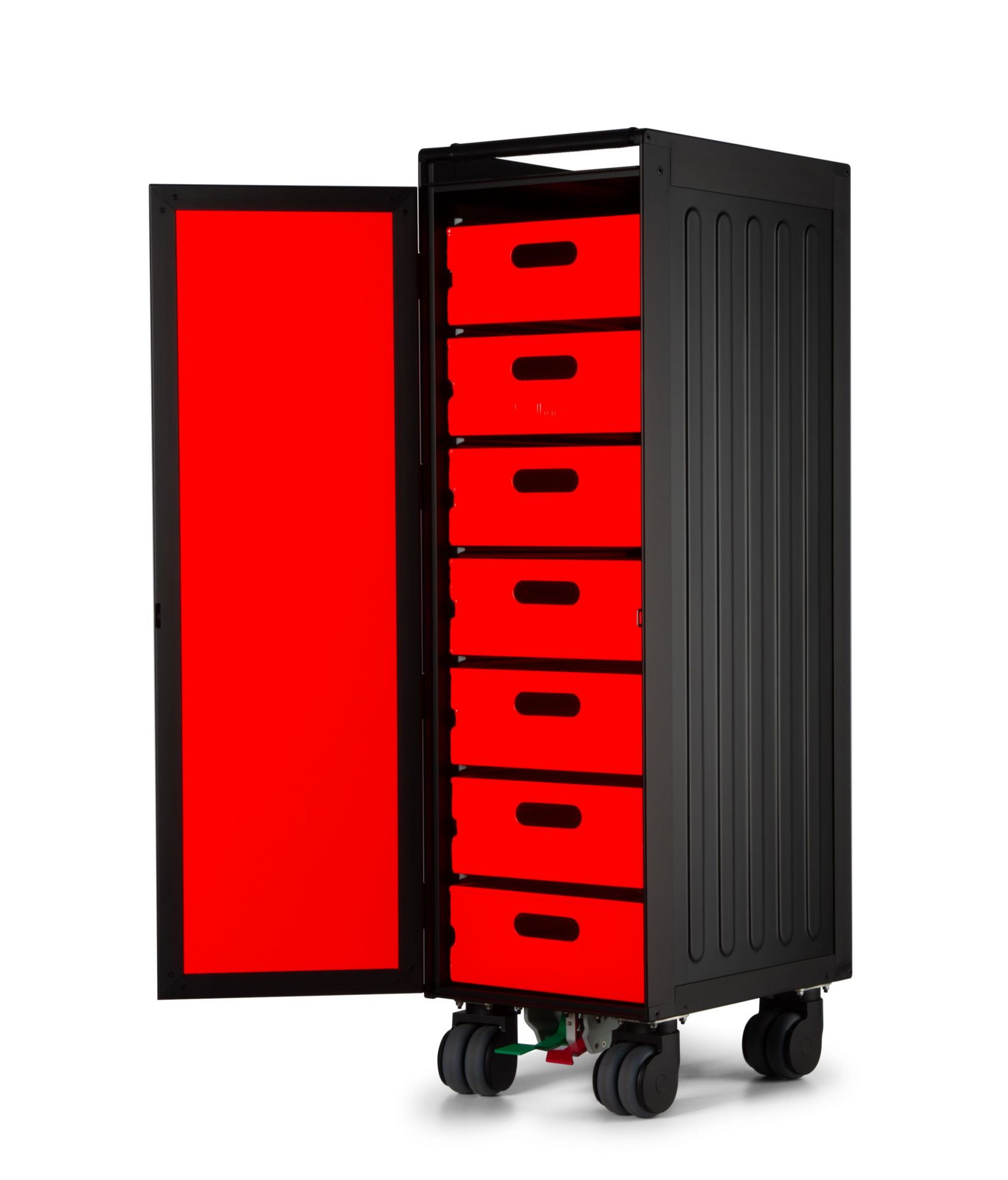 Voyager Flugzeugtrolley Neonblack inkl. Storage Equipment Bordbar