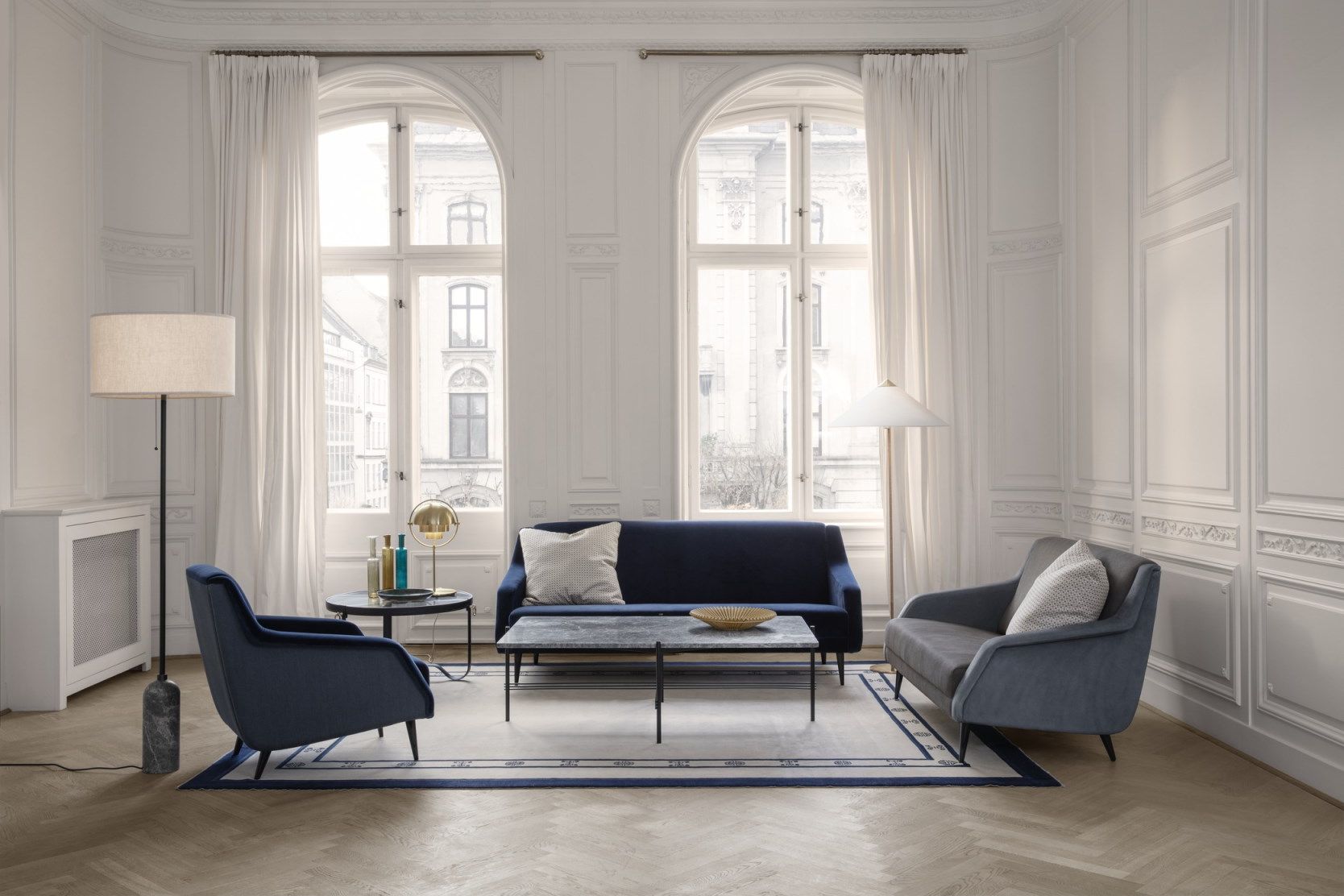 Adnet Coffee Table Couchtisch Gubi