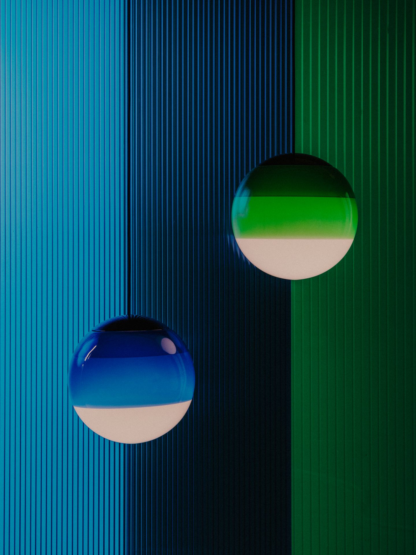 Dipping Light 30 LED Pendelleuchte Marset Grün