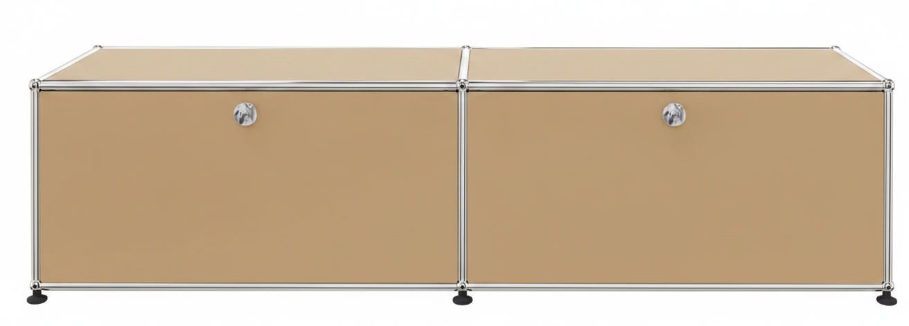 USM Haller Lowboard 2 Klappen Beige