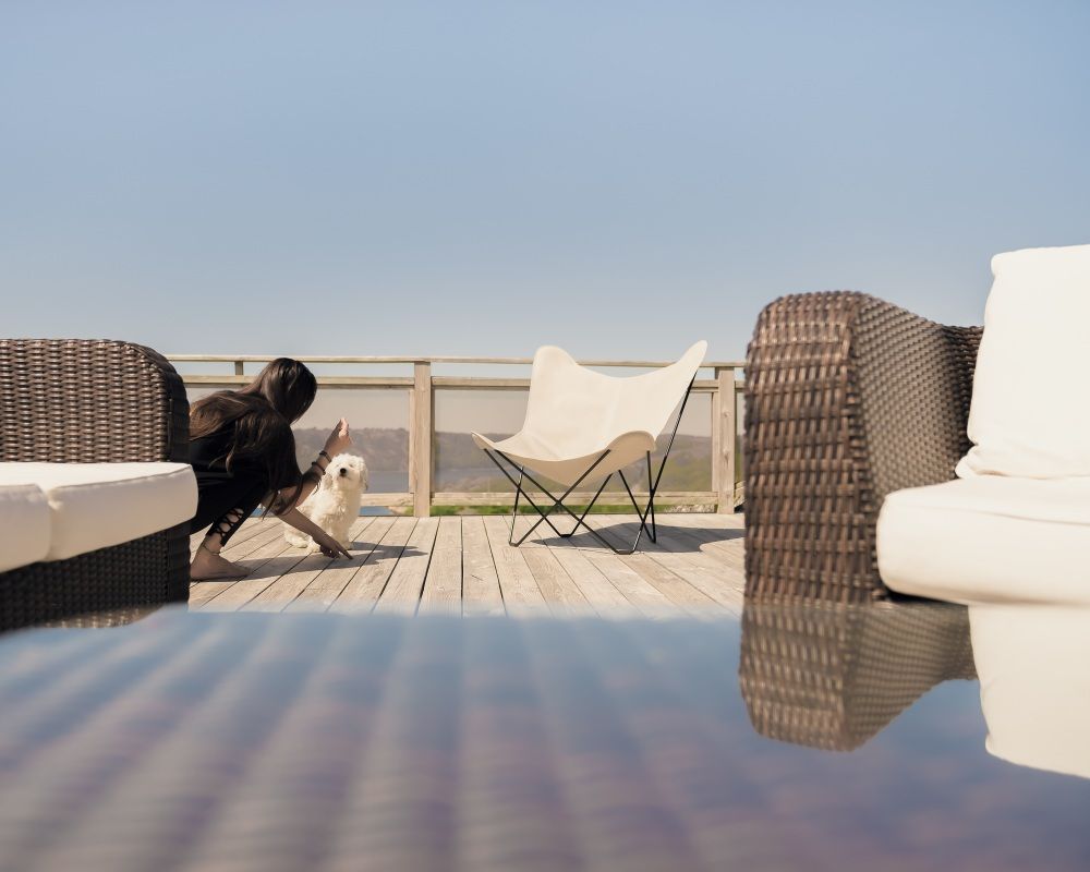 Mariposa Outdoor Butterfly Chair Sessel Cuero