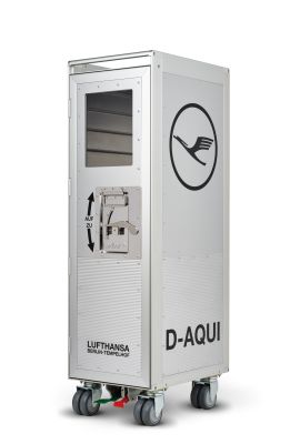 Lufthansa Ju 52 Flugzeugtrolley Bordbar